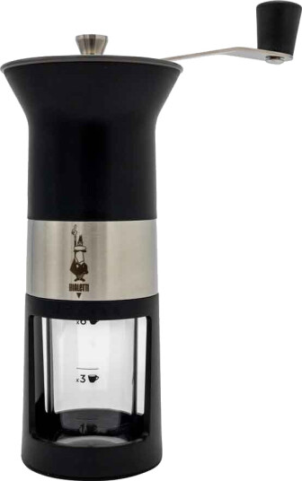 Bialetti PRO Manuel Kaffekvern Keramisk Kvern 6 Innstillinger 80 ml Beholder Sort Bialetti PRO Manuel Kaffekvern Keramisk Kvern 6 Innstillinger 80 ml Beholder Sort