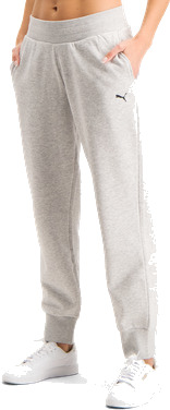 Puma Ess Sweatpants Fl Cl Grå L Puma Ess Sweatpants Fl Cl Grå L