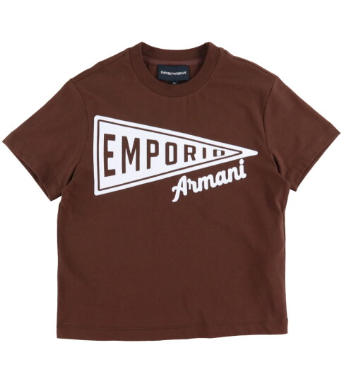 Giorgio Armani Emporio Armani T skjorte Sikorikaffe/Hvit Emporio Armani 12 år 152 T skjorte Brun