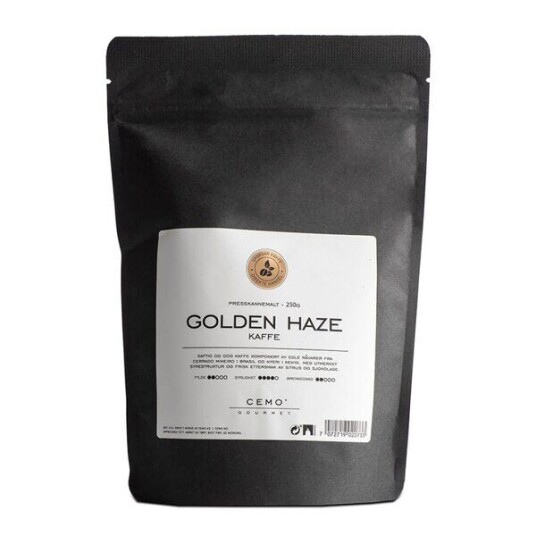 Cemo Golden Haze presskanne malt kaffe 250g Cemo Golden Haze presskanne malt kaffe 250g