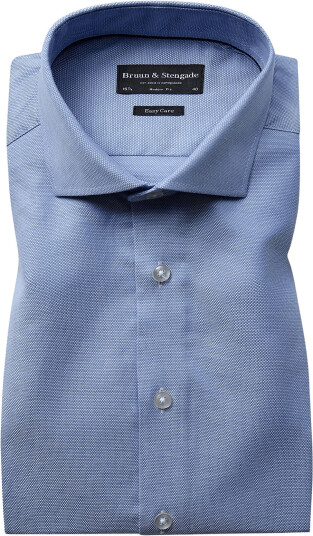 Bruun & Stengade Bs Herge Modern Fit Shirt   Blue   39