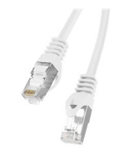 Lanberg Koblingskabel Rj-45 Hann Til Rj-45 Hann 10 M Ftp Cat 6 Uten Hindringer Formstøpt Ral 9010 Hvit