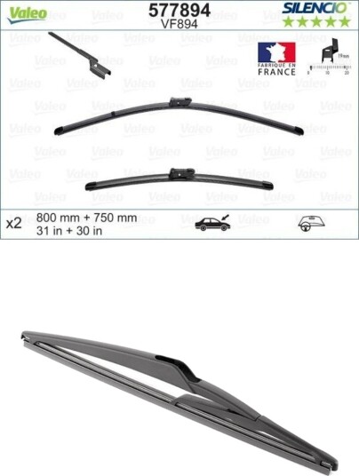 VALEO VAL298N0084 Vindusvisker