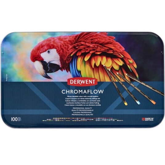 Derwent Chromaflow Fargeblyanter 100-sett