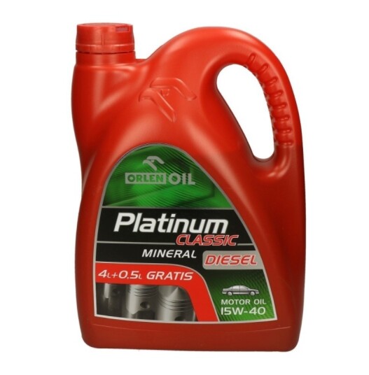 Motorolje ORLEN PLATINUM CLASSIC DIESEL MINERAL 15W-40 4.5L