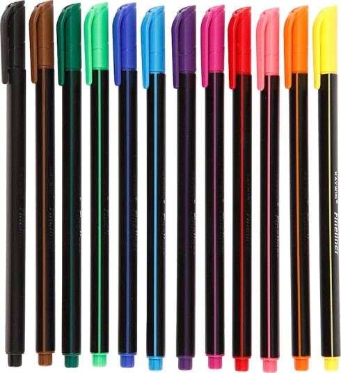 Tusj Creativ Company Colortime Fineliner 12 stk/1 Pk Tusj Creativ Company Colortime Fineliner 12 stk/1 Pk