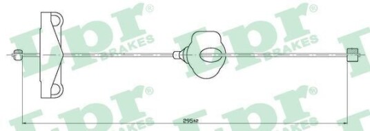 Bremsewire LPR C0261B