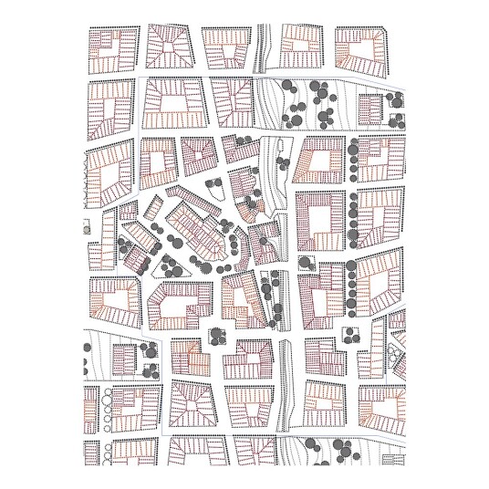 Born in Sweden Sweden from above kjøkkenhåndkle city 50x70 cm rosa