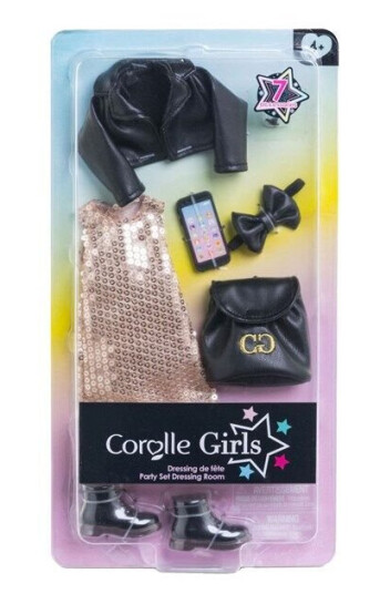 Corolle Girls Doll Clothes Party Set Dressing Room