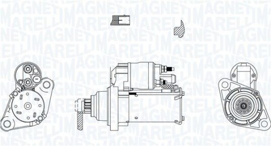 Starter MAGNETI MARELLI 063721324010