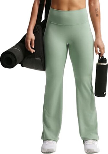 Nike Zenvy High Rise Flare Leggings Dame Stream White L