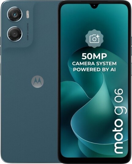 Motorola G06 6,88" 4G Dual SIM Smarttelefon med 64GB Lagring Tapestry