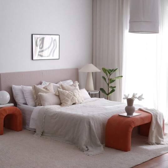 Manav Sittepuff 106 cm Koral