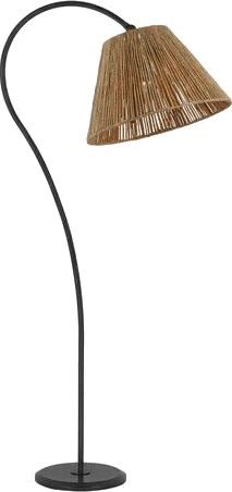 Dume Large Arched Floor Lamp Aged Iron