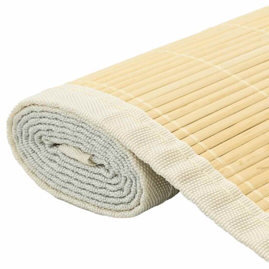 vidaXL Bambusteppe 100x160 naturell