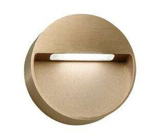 Light-Point - Serious 1 Utendørs Vegglampe 2700K Brass