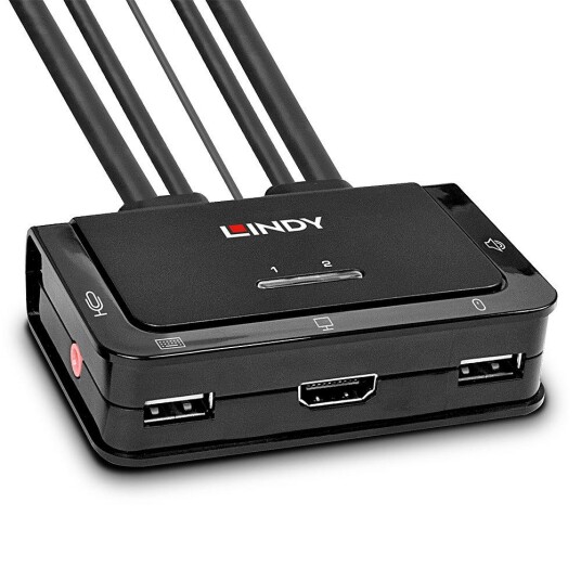 LINDY 42340 KVM switch Black Factory Sealed