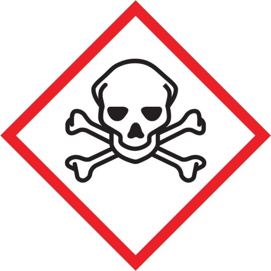 Akutt giftig10x10cm 40x40cm Alu plate Reflekterende 40x40cm