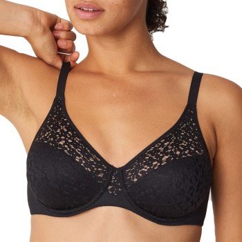 Chantelle BH EasyFeel Norah Underwired Bra Svart nylon J 80 Dame