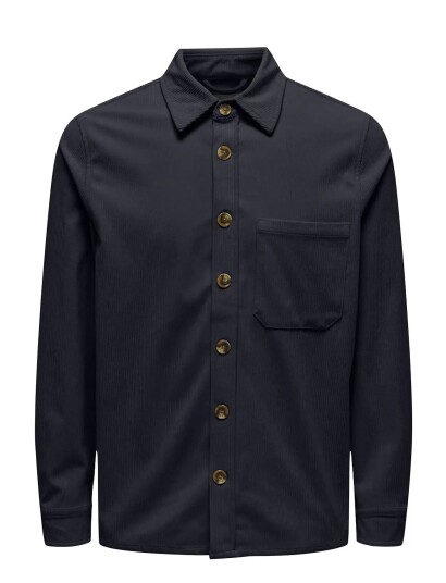 ONLY & SONS Onstile Corduroy 0111 Shirt Vd Navy XXL ONLY & SONS Onstile Corduroy 0111 Shirt Vd Navy XXL