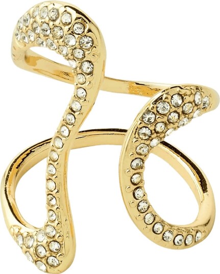 Pilgrim Root Ring Gold-Plated - GOLD PLATED - One Size
