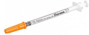 Vitrex Insulinsprøyte med pennekanyle 29 g x 1/2 steril 100 stk.