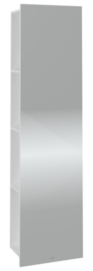 VILLEROY & BOCH SUBWAY 3.0 SPEILHYLLE 40X171 VENSTRE PURE WHITE HÅNDTAK I KROM