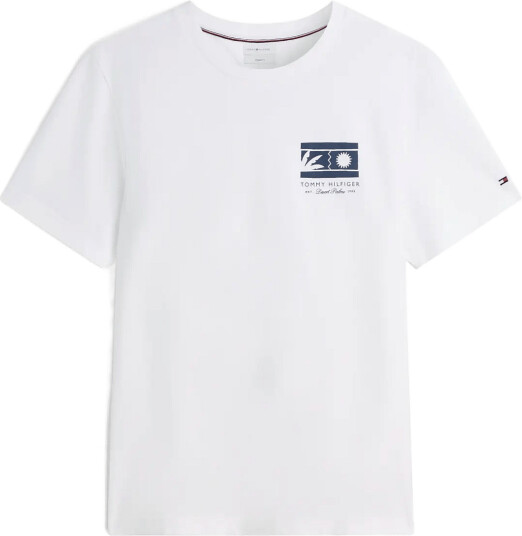 Tommy Hilfiger Mono Sun Graphic Regular Tee White XXL