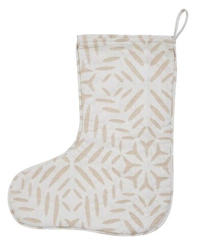 House Doctor Clip julestrømpe 44 cm off white