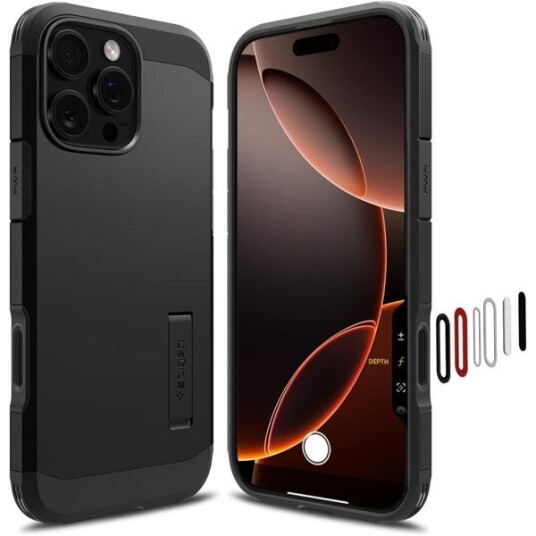 Spigen Iphone 16 Pro Max Case, Apple Iphone 16 Pro Max, Sort