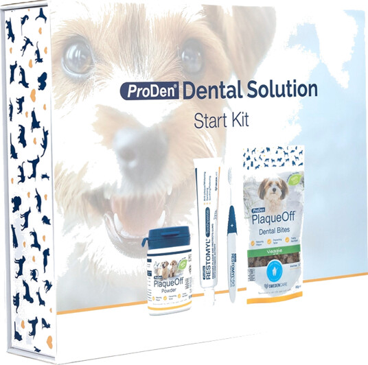 ProDen Dental Care Box Startpakke Hundesnacks for Sunt Tannhelse