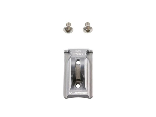 K Edge Niterider light adapter Gun Metall