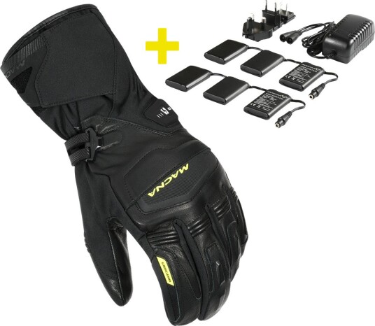 MC-Hansker Macna Azra 12V 3A Kit Svart XXL