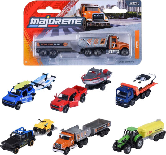 Majorette Lekebil City Trailer Assortert 7,5cm