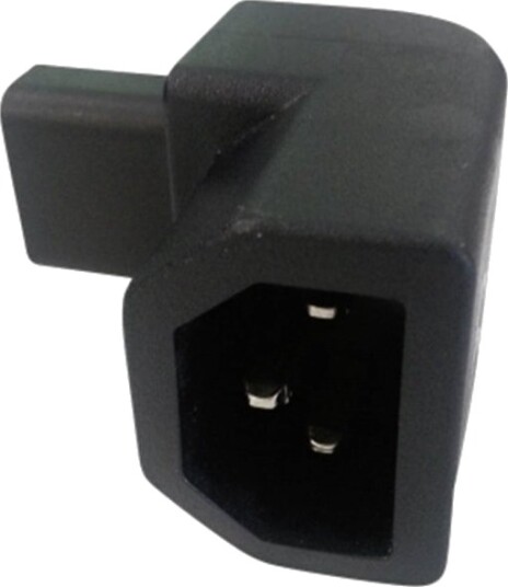 Nettadapter Iec C13 Til Iec C14 Samlet Antall Poler: 2 + Pe Sort Iec13214-R 1 Stk.