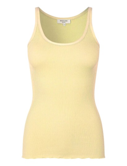 Rosemunde Rwbelle Silk U Neck Strap Elastic T Yellow S Rosemunde Rwbelle Silk U Neck Strap Elastic T Yellow S