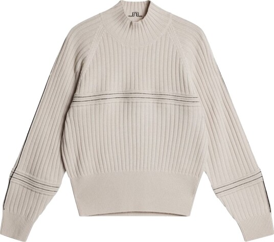 J.Lindeberg Nora Knitted Sweater Moonbeam J.Lindeberg Nora Knitted Sweater Moonbeam