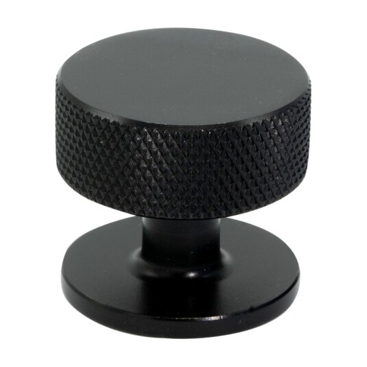 BESLAG DESIGN CREST 32 MM KNOTT MATT SVART 309140-11