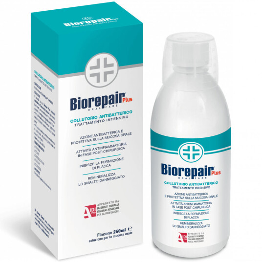Biorepair Munnvann Plus Probiotic Antibacterial Intensive Treatment 250 ml Biorepair Munnvann Plus Probiotic Antibacterial Intensive Treatment 250 ml