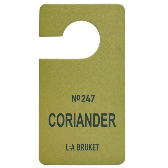 L:a Bruket 247 Fragrance Tag Coriander L:a Bruket 247 Fragrance Tag Coriander