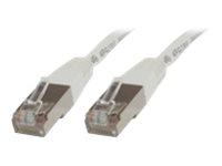 MicroConnect nettverkskabel - 15 cm - hvit