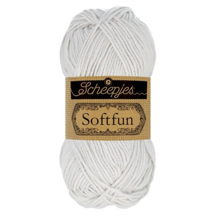Scheepjes Softfun Garn Unicolor 2627 Mist Scheepjes Softfun Garn Unicolor 2627 Mist