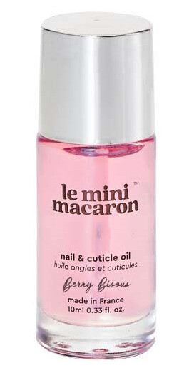 Le Mini Macaron Nail & Cuticle Oil Berry Bisous 10ml