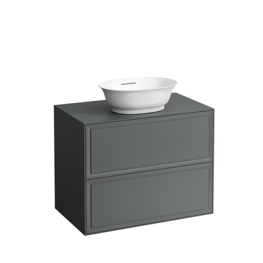 Laufen The New Classic Servantskap 775x455 mm m/topp Trafikkgrå