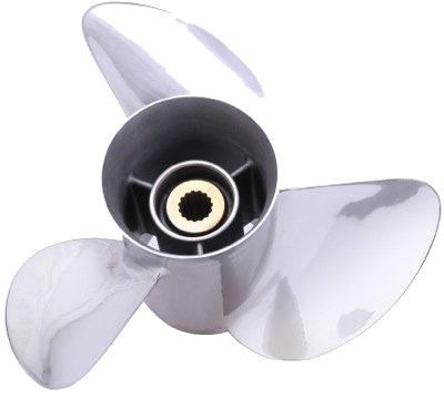 Propell i rustfritt stål for Yamaha motorer   60 85 hk   14   13 1/2