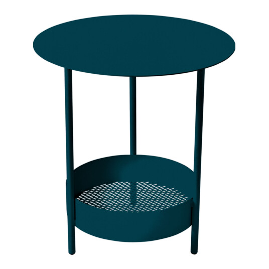 Fermob Salsa Pedestal Table Acapulco Blue 21