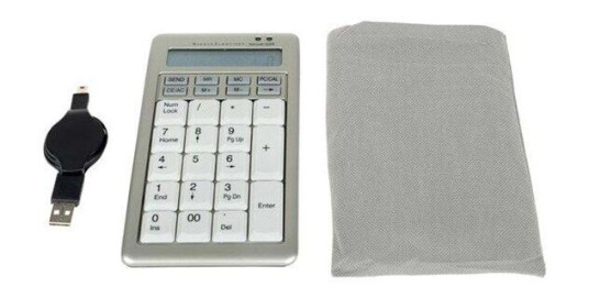 Bakker Elkhuizen S-Board 840 Numerisk Tastatur USB Hvit/Svart/Sølv Bakker Elkhuizen S-Board 840 Numerisk Tastatur USB Hvit/Svart/Sølv