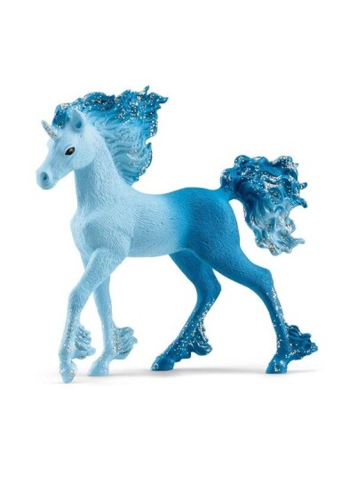 Schleich Elementa Enhjørning Fole Figur 8,8 cm Vannflamme