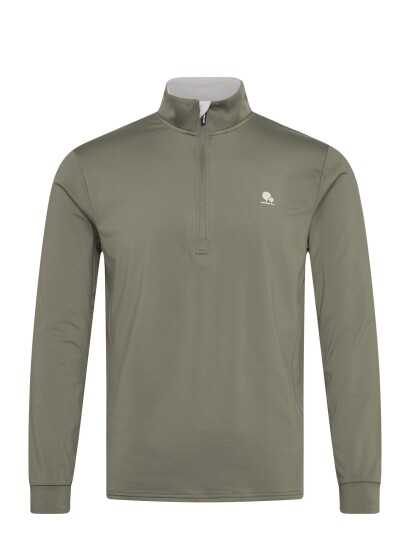 Lexton Links Glenroy Midlayer   Khaki green   M