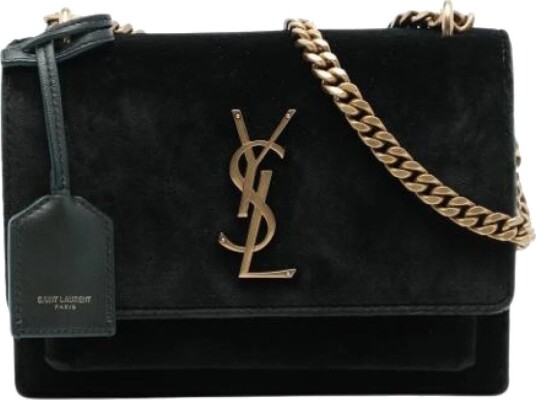 Yves Saint Laurent Vintage Dame Pre owned Svart ONE SIZE, Yves Saint Laurent Vintage Dame Pre owned Svart ONE SIZE,